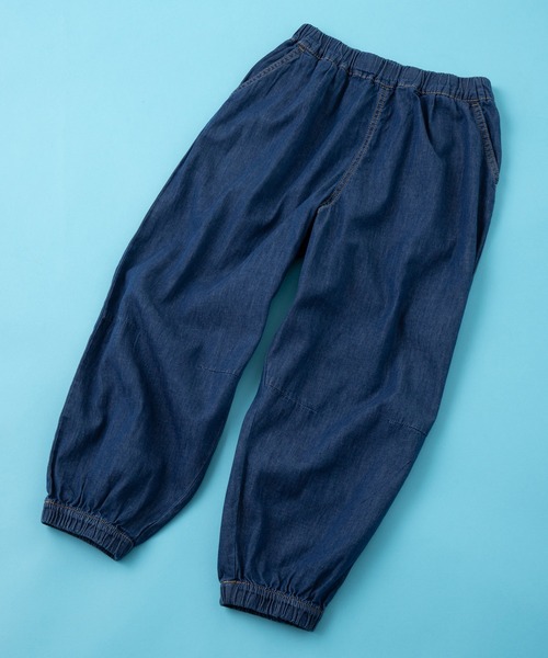 SHISKY（シスキー）の「SHISKY / シスキー ツイル/デニム バルーンパンツ キッズ（デニムパンツ・キッズ・ネイビー/ブルー系/カーキ/ブラック/ブルー/グレー・130/120/110/160/150/140）」の5枚目の写真