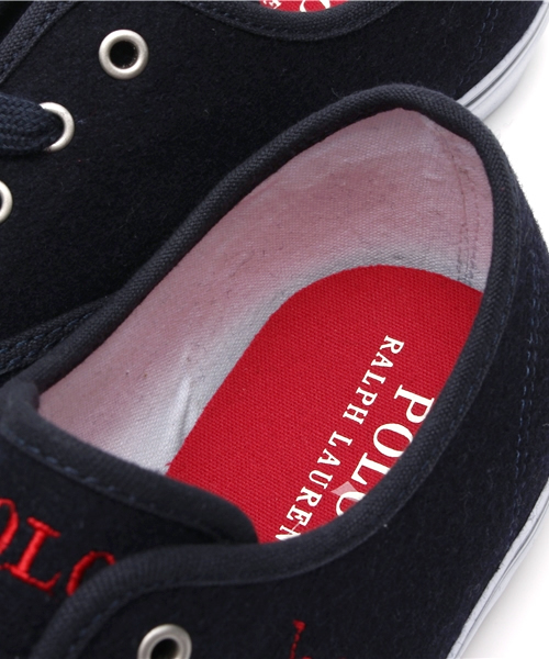 POLO RALPH LAUREN(ポロ ラルフ ローレン)の「レディース ジュニア ラルフローレン ウール スニーカー POLO CARVER WOOL Jr 998884/998885(スニーカー・レディース・グレー/ネイビー・26cm/25cm/24cm/23cm)」の5枚目の写真