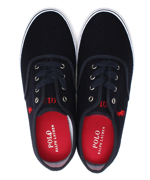 POLO RALPH LAUREN(ポロ ラルフ ローレン)の「レディース ジュニア ラルフローレン ウール スニーカー POLO CARVER WOOL Jr 998884/998885(スニーカー・レディース・グレー/ネイビー・26cm/25cm/24cm/23cm)」の7枚目の写真