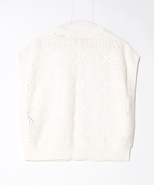 tシャツ MARTI CROCHET SLEEVELESS TANK TOP | MARTI クロシェ ノースリーブ タンクトップ レディース セール】MARTI CROCHET SLEEVELESS TANK TOP | MARTI クロシェ