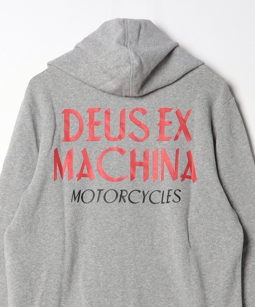 DEUS EX MACHINA(デウスエクスマキナ)の「CHINCHILLA HOODIE(パーカー・メンズ・グレー/ブラック・MEDIUM/LARGE)」の4枚目の写真