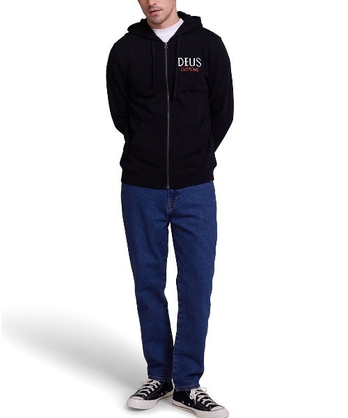 DEUS EX MACHINA(デウスエクスマキナ)の「CHINCHILLA HOODIE(パーカー・メンズ・グレー/ブラック・MEDIUM/LARGE)」の3枚目の写真
