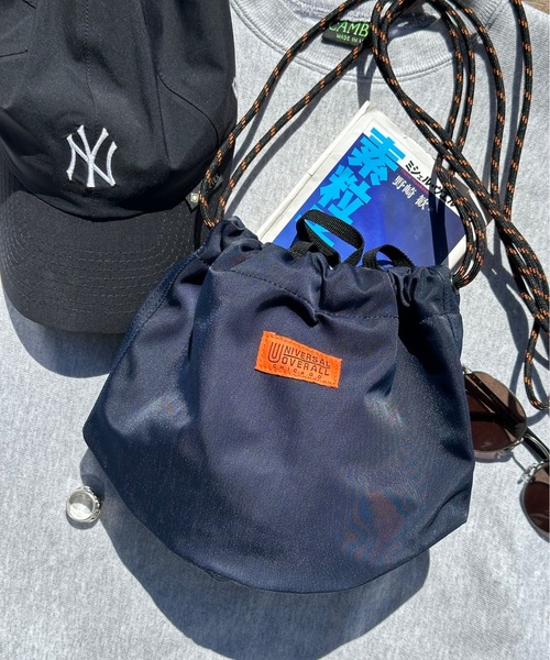 UNIVERSAL OVERALL（ユニバーサルオーバーオール）の「UNIVERSAL OVERALL / カラーザイルナイロンポーチ / UVO-023ASR（ショルダーバッグ・レディース・ライトブルー/ブラック/チャコールグレー/ネイビー/オレンジ/ベージュ/ホワイト/ライトグリーン・ONESIZE）」の7枚目の写真