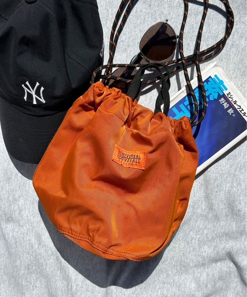 UNIVERSAL OVERALL（ユニバーサルオーバーオール）の「UNIVERSAL OVERALL / カラーザイルナイロンポーチ / UVO-023ASR（ショルダーバッグ・レディース・ライトブルー/ブラック/チャコールグレー/ネイビー/オレンジ/ベージュ/ホワイト/ライトグリーン・ONESIZE）」の8枚目の写真