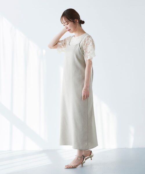 le.coeur blanc（ルクールブラン）の「シアーレースブラウス（シャツ/ブラウス・レディース・オフホワイト/ブラック・38）」の14枚目の写真