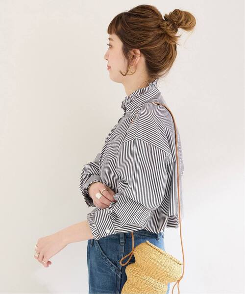 追加》スタンドフリルブラウス（シャツ/ブラウス）｜B.C STOCK（ベー