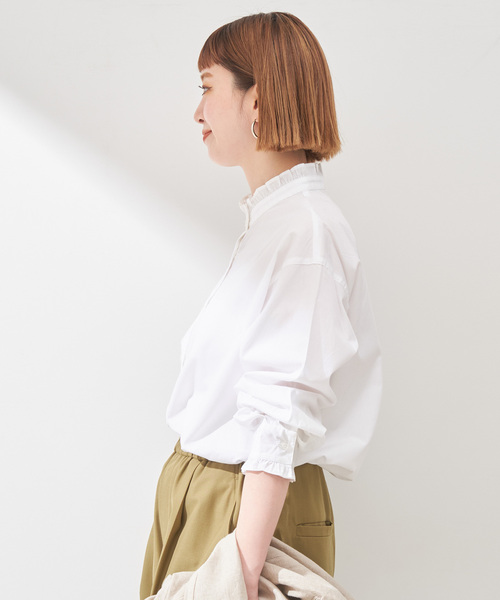 追加》スタンドフリルブラウス（シャツ/ブラウス）｜B.C STOCK（ベー
