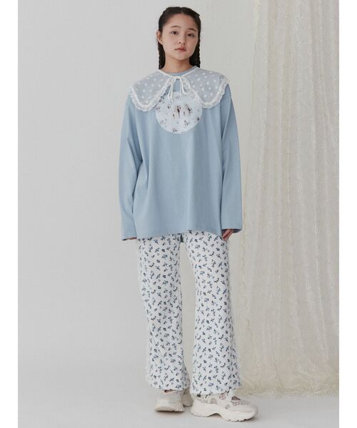 merry jenny（メリージェニー）の「bigレーシーフリル付け襟（付け襟・レディース・ブラック/オフホワイト・FREE）」の22枚目の写真