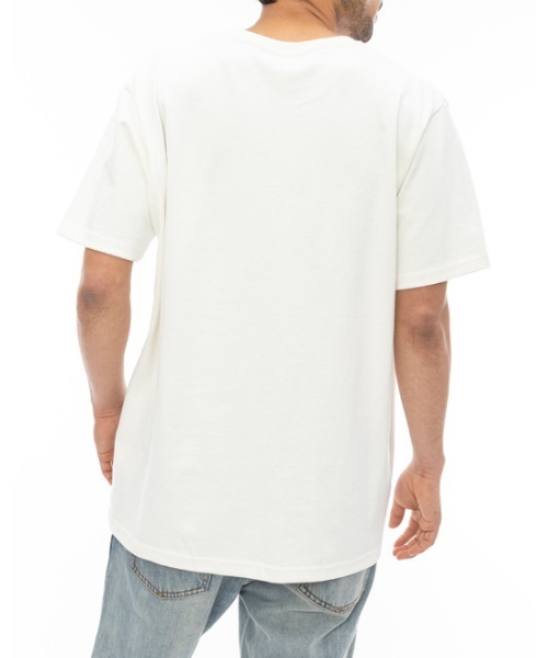 RVCA(ルーカ)の「RVCA メンズ BIG RVCA VITAGE RED STITCH TEE Tシャツ 【2024年春夏モデル】/ルーカ半袖ワンポイントロゴTシャツ(Tシャツ/カットソー・メンズ・オフホワイト/ヘザーグレー/ブルー/ブラック/グリーン系その他/エンジ・LARGE/MEDIUM/SMALL)」の8枚目の写真