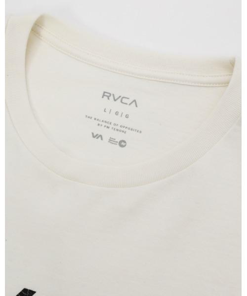 RVCA(ルーカ)の「RVCA メンズ BIG RVCA VITAGE RED STITCH TEE Tシャツ 【2024年春夏モデル】/ルーカ半袖ワンポイントロゴTシャツ(Tシャツ/カットソー・メンズ・オフホワイト/ヘザーグレー/ブルー/ブラック/グリーン系その他/エンジ・LARGE/MEDIUM/SMALL)」の10枚目の写真