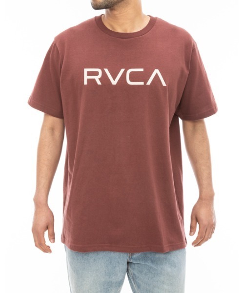 セール】RVCA メンズ BIG RVCA VITAGE RED STITCH TEE Tシャツ