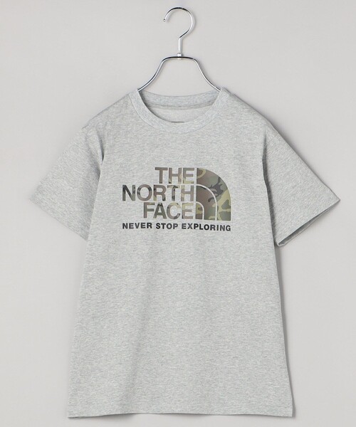 THE NORTH FACE（ザノースフェイス）の「限定展開 THE NORTH FACE/ノースフェイス KIDS S/SCAMO LOGO TEE / ショートスリーブカモロゴティー / NTJ32359（Tシャツ/カットソー・キッズ・ブラック/グレー/ホワイト・120/130/140/150）」の3枚目の写真