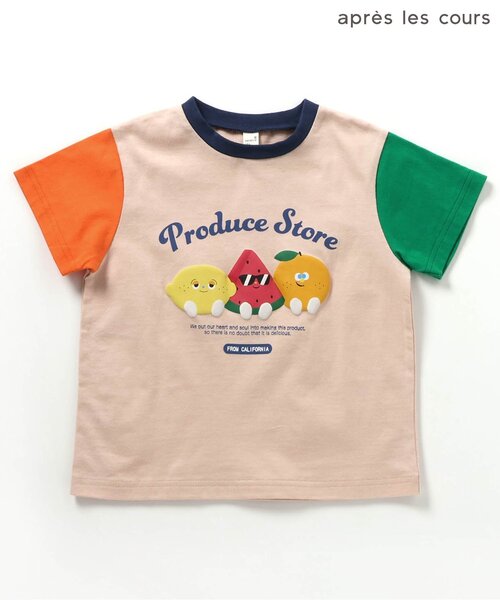 apres les cours(アプレレクール)の「10柄バラエティモチーフTシャツ(Tシャツ/カットソー・キッズ・アイボリー/ローズ/その他12/その他2/ラベンダー/ドット/ネイビー/その他11/イエロー/グリーン・80/90/100/110/120/130/140)」の10枚目の写真