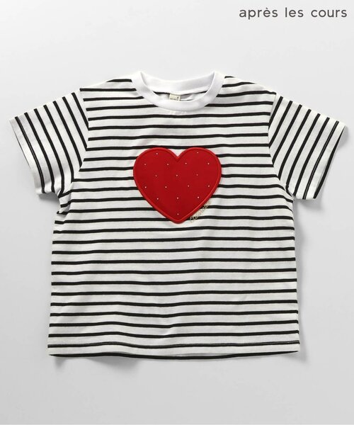 apres les cours(アプレレクール)の「10柄バラエティモチーフTシャツ(Tシャツ/カットソー・キッズ・アイボリー/ローズ/その他12/その他2/ラベンダー/ドット/ネイビー/その他11/イエロー/グリーン・80/90/100/110/120/130/140)」の20枚目の写真