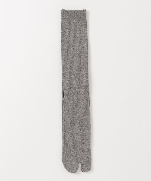 MARCOMONDE(マルコモンド)の「MARCOMONDE(マルコモンド)basic cotton ribbed tabi socks 27(ソックス/靴下・レディース・ホワイト/グレー/ブラック・F)」の3枚目の写真