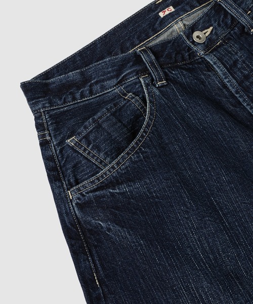 PORTER CLASSIC(ポータークラシック)の「STEINBECK DENIM PANTS(デニムパンツ・メンズ・ネイビー・M/L)」の4枚目の写真