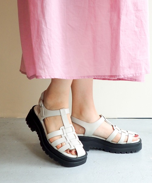 byあしながおじさん（バイアシナガオジサン）の「グルカサンダル　8740193（サンダル・レディース・ブラック/ライトブルー/アイボリー/ベージュ・LL/L/M/S）」の15枚目の写真