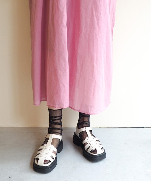 byあしながおじさん（バイアシナガオジサン）の「グルカサンダル　8740193（サンダル・レディース・ブラック/ライトブルー/アイボリー/ベージュ・LL/L/M/S）」の18枚目の写真