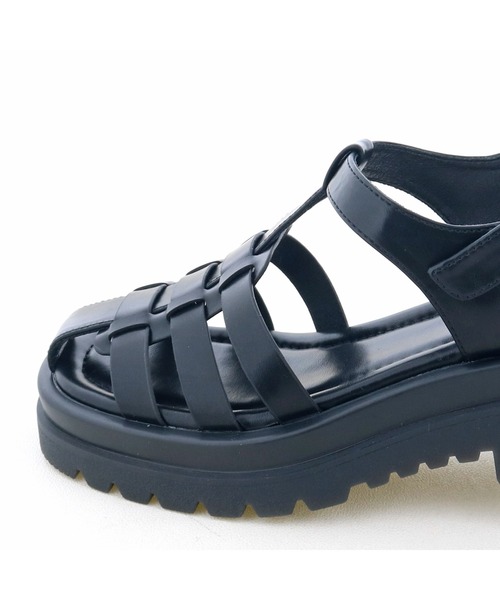 byあしながおじさん（バイアシナガオジサン）の「グルカサンダル　8740193（サンダル・レディース・ブラック/ライトブルー/アイボリー/ベージュ・LL/L/M/S）」の21枚目の写真