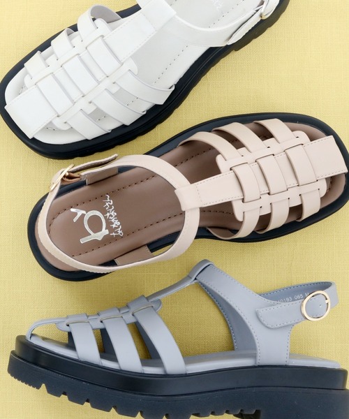 byあしながおじさん（バイアシナガオジサン）の「グルカサンダル　8740193（サンダル・レディース・ブラック/ライトブルー/アイボリー/ベージュ・LL/L/M/S）」の14枚目の写真