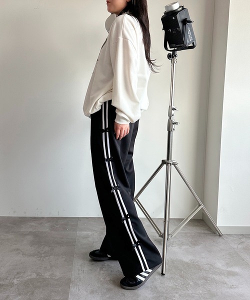 apres jour mignon（アプレジュールミニョン）の「ラインリボンパンツ【ZOZOTOWN限定アイテム】（その他パンツ・レディース・ネイビー/ブルー系その他/ブラック・MEDIUM/X-LARGE/SMALL）」の18枚目の写真