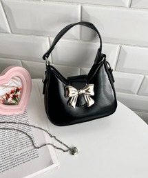 Loueme（ルエム）の「リボンメタルモチーフミニショルダーバッグ（ショルダーバッグ・レディース）」