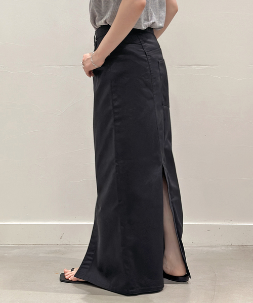 AP STUDIO（エーピーストゥディオ）の「ハイカウントスカート（スカート・レディース・ブラック・40/38/36/34）」の3枚目の写真
