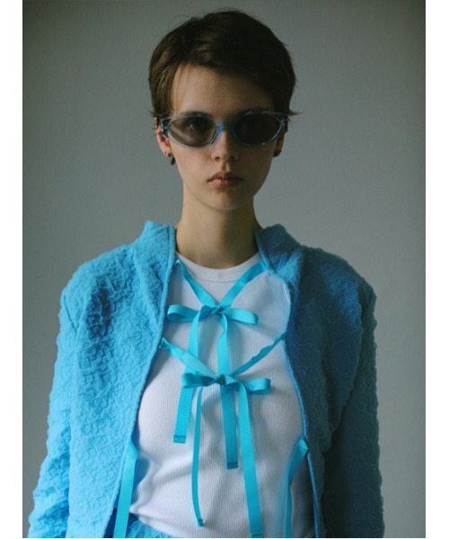 AMAIL（アマイル）の「Mode line sunglasses（サングラス・レディース・ブラック/ブルー/クリア・FREE）」の4枚目の写真