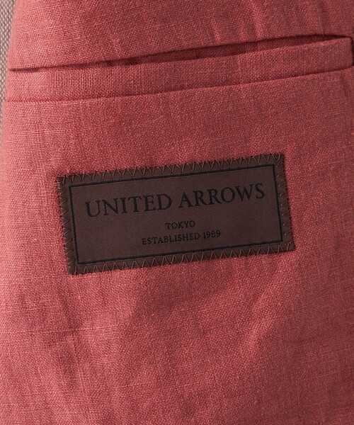 UNITED ARROWS（ユナイテッドアローズ）の「LIBECO ノッチドラペル シングル 2ボタン ジャケット（テーラードジャケット・メンズ・ブラック/ブラウン/ピンク/ネイビー・44/46/48/50）」の21枚目の写真