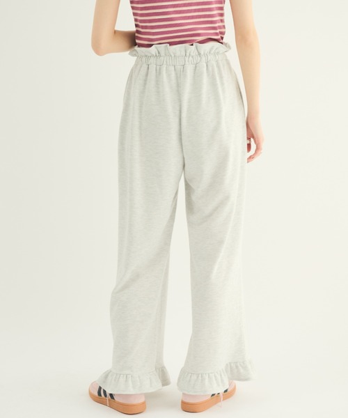 MERLOT(メルロー)の「フリルスウェットパンツ(スウェットパンツ・レディース・ブラック/グレー・FREE)」の15枚目の写真