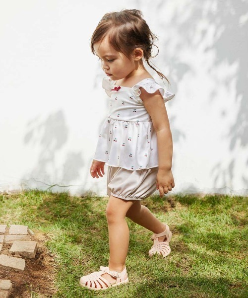 10mois（ディモワ）の「【10mois(ディモワ)】スイムウェア 85cm・95cm・105cm（水着・キッズ・アイボリー/ピンク・105cm/95cm/85cm）」の14枚目の写真