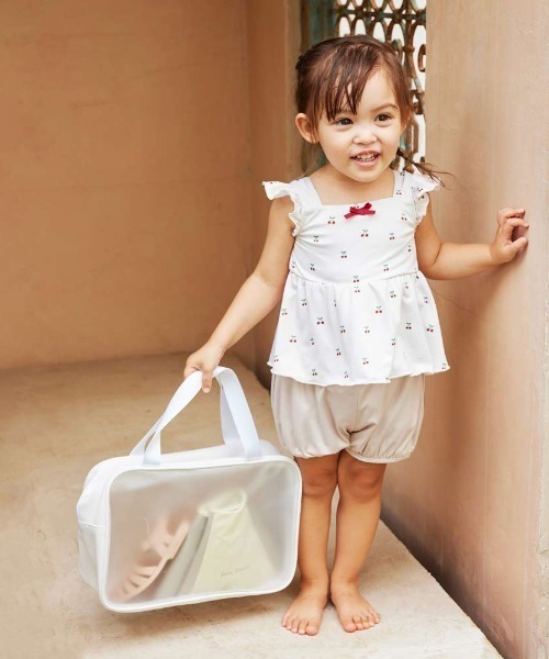 10mois（ディモワ）の「【10mois(ディモワ)】スイムウェア 85cm・95cm・105cm（水着・キッズ・アイボリー/ピンク・105cm/95cm/85cm）」の13枚目の写真