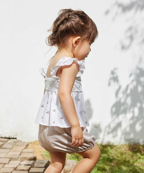 10mois（ディモワ）の「【10mois(ディモワ)】スイムウェア 85cm・95cm・105cm（水着・キッズ・アイボリー/ピンク・105cm/95cm/85cm）」の17枚目の写真