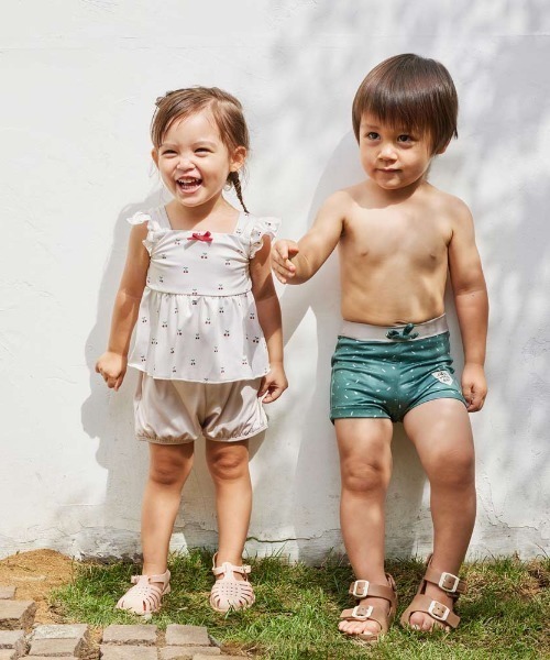 10mois（ディモワ）の「【10mois(ディモワ)】スイムウェア 85cm・95cm・105cm（水着・キッズ・アイボリー/ピンク・105cm/95cm/85cm）」の15枚目の写真