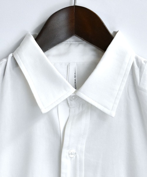 Starting Over(スターティングオーバー)の「balfas lace pocket wide shirt/バルファスレース ポケット ワイド レギュラーカラーシャツ/半袖シャツ(シャツ/ブラウス・メンズ・ホワイト/ブラック・XL/L/M)」の3枚目の写真