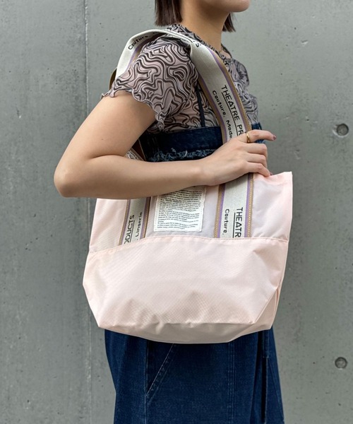THEATRE PRODUCTS（シアタープロダクツ）の「【ZOZO限定】【THEATRE PRODUCTS/シアタープロダクツ】別注ジャガードテープバック（トートバッグ・レディース・ブラック/ボルドー/ピンク/ベージュ/グレー/カーキ/アイボリー・FREE）」の22枚目の写真