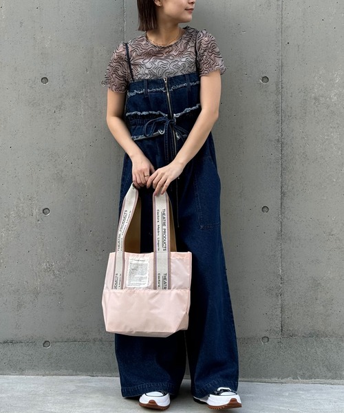 THEATRE PRODUCTS（シアタープロダクツ）の「【ZOZO限定】【THEATRE PRODUCTS/シアタープロダクツ】別注ジャガードテープバック（トートバッグ・レディース・ブラック/ボルドー/ピンク/ベージュ/グレー/カーキ/アイボリー・FREE）」の11枚目の写真