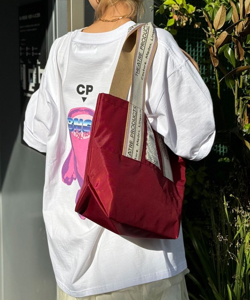 THEATRE PRODUCTS（シアタープロダクツ）の「【ZOZO限定】【THEATRE PRODUCTS/シアタープロダクツ】別注ジャガードテープバック（トートバッグ・レディース・ブラック/ボルドー/ピンク/ベージュ/グレー/カーキ/アイボリー・FREE）」の12枚目の写真