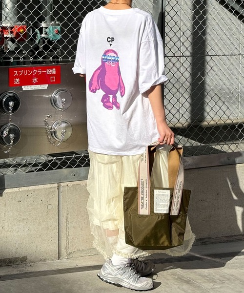 THEATRE PRODUCTS（シアタープロダクツ）の「【ZOZO限定】【THEATRE PRODUCTS/シアタープロダクツ】別注ジャガードテープバック（トートバッグ・レディース・ブラック/ボルドー/ピンク/ベージュ/グレー/カーキ/アイボリー・FREE）」の21枚目の写真