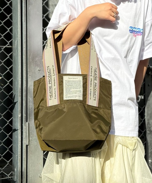 THEATRE PRODUCTS（シアタープロダクツ）の「【ZOZO限定】【THEATRE PRODUCTS/シアタープロダクツ】別注ジャガードテープバック（トートバッグ・レディース・ブラック/ボルドー/ピンク/ベージュ/グレー/カーキ/アイボリー・FREE）」の19枚目の写真