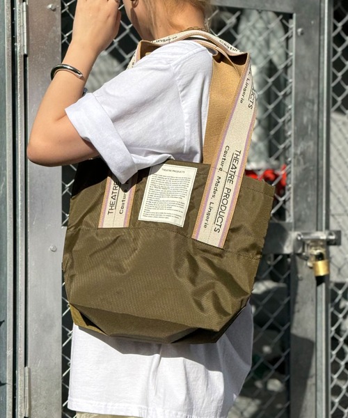 THEATRE PRODUCTS（シアタープロダクツ）の「【ZOZO限定】【THEATRE PRODUCTS/シアタープロダクツ】別注ジャガードテープバック（トートバッグ・レディース・ブラック/ボルドー/ピンク/ベージュ/グレー/カーキ/アイボリー・FREE）」の20枚目の写真