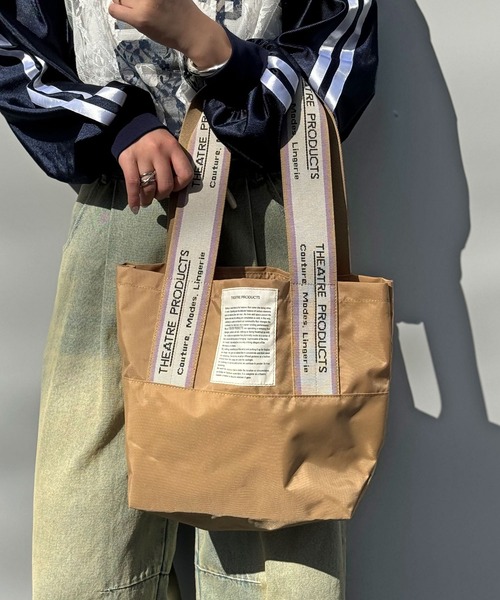 THEATRE PRODUCTS（シアタープロダクツ）の「【ZOZO限定】【THEATRE PRODUCTS/シアタープロダクツ】別注ジャガードテープバック（トートバッグ・レディース・ブラック/ボルドー/ピンク/ベージュ/グレー/カーキ/アイボリー・FREE）」の17枚目の写真