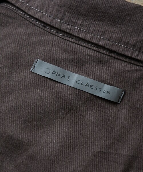 Jonas Claesson（ジョナスクレアッソン）の「JONAS CLAESSON/ジョナスクレアッソン Trip Shirts/トリップ シャツ/オープンカラー/リラックスフィット（シャツ/ブラウス・メンズ・オフホワイト/ブラック/オリーブ・MEDIUM/LARGE）」の12枚目の写真