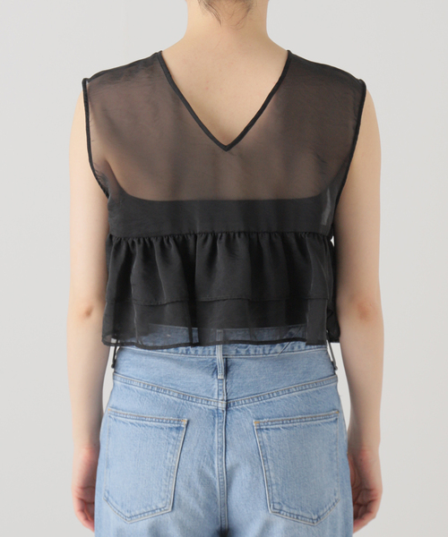 JOURNAL STANDARD（ジャーナルスタンダード）の「シアーフリルブラウス