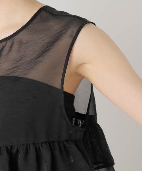 JOURNAL STANDARD（ジャーナルスタンダード）の「シアーフリルブラウス