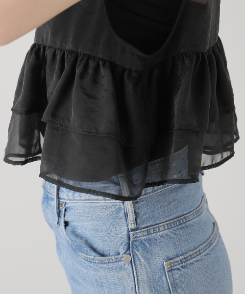 JOURNAL STANDARD（ジャーナルスタンダード）の「シアーフリルブラウス