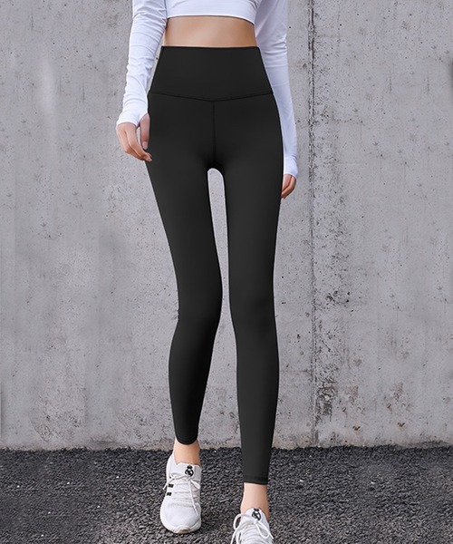 Lace Ladies(レースレディース)の「ソリッドカラー ハイウエスト タイト フィット ヨガ レギンス 水着 水陸両用(レギンス/スパッツ・レディース・グレー/ネイビー/パープル/ブラック・S/M/L/XL/XXL)」の5枚目の写真