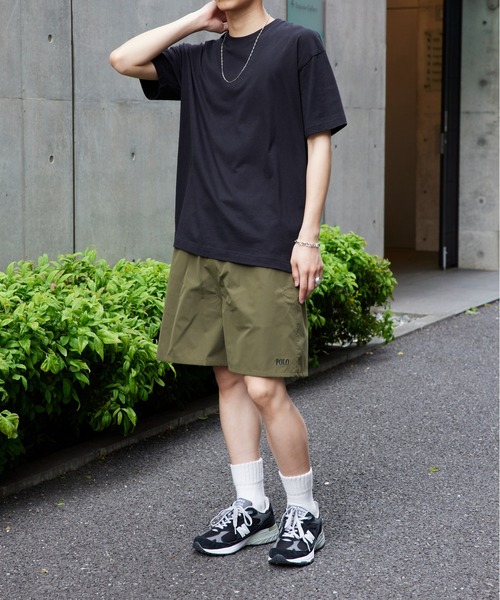 セール】【POLO BCS】POLO baggy short pants ポロ刺繍バギー