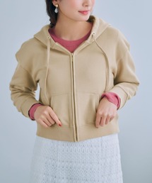 COHINA（コヒナ）の「ジップアップちびパーカー【低身長・小柄女性】（パーカー）」