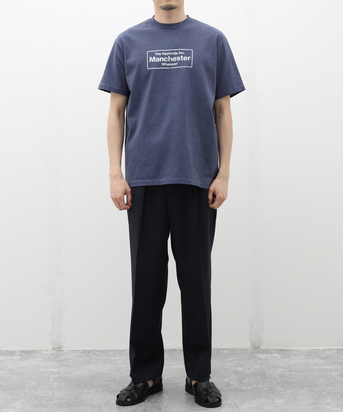 KURO(クロ)の「KURO for FOLL T-SHIRT NAVY(Tシャツ/カットソー・メンズ・アイボリー・SMALL/MEDIUM/LARGE)」の14枚目の写真